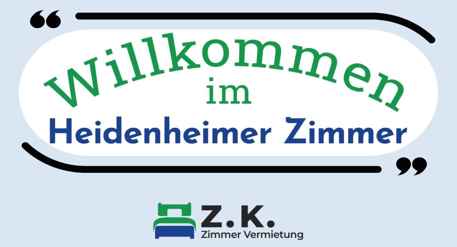 Heidenheimer Zimmer Buitenkant foto